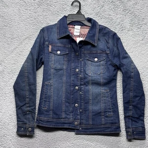 Cinch Womens Denim Jean Jacket XS Lined Western Country Cowgirl New - Picture 1 of 12