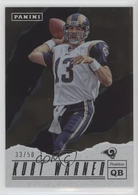 2017 Panini Father's Day Foil /50 Kurt Warner #KW HOF - Image 1 of 2