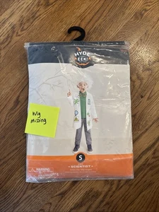 Halloween Kids Scientist Jacket /Top /Goggles SIZE Small Ages 3+ ***Missing Wig - Picture 1 of 5