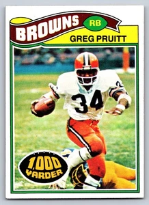1977 Topps #25 -Set Break- Greg Pruitt Cleveland Browns (98) - Picture 1 of 2