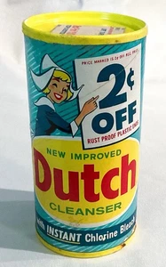 Vintage Purex SEALED Dutch Cleanser Soap Powder Stage TV Prop USA New Old Stock - Picture 1 of 7
