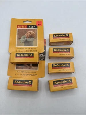 6 Kodak Kodacolor X CX 127 Film Sealed Vintage 72-75 Expired Photography Color - Image 1 of 4