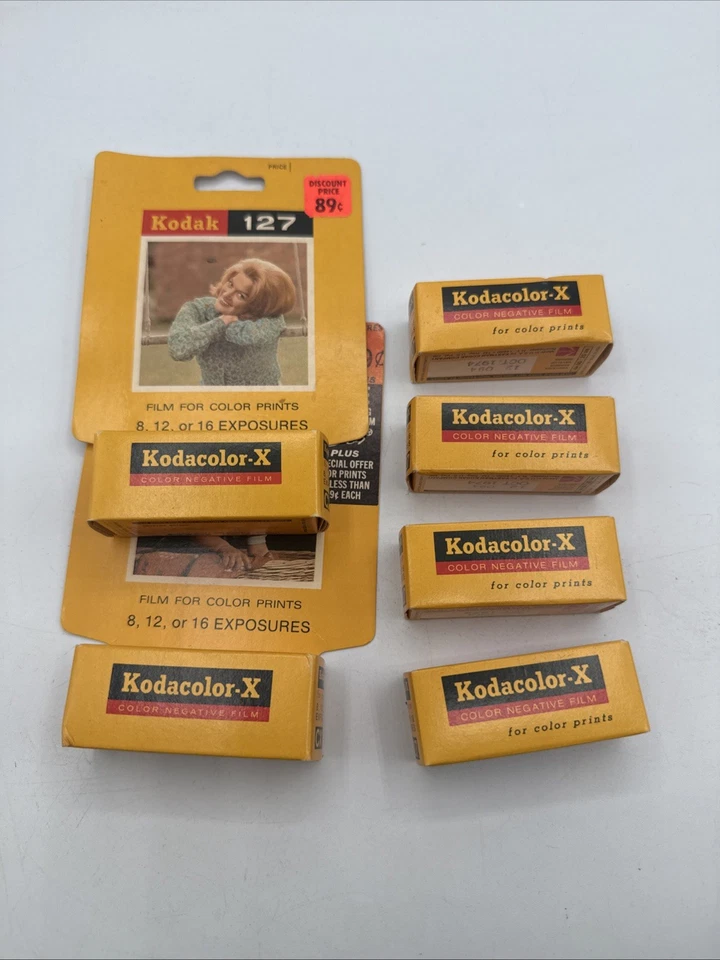 6 Kodak Kodacolor X CX 127 Film Sealed Vintage 72-75 Expired Photography Color - Image 1 of 4