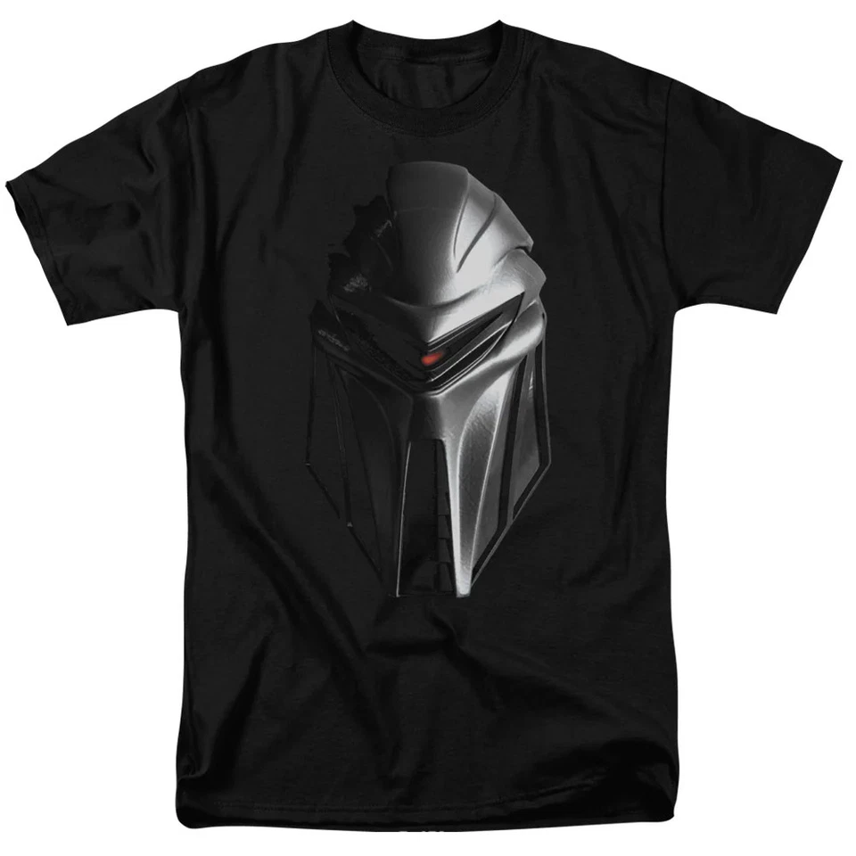Camiseta negra Battle Star Galactica Cylon Head para hombre Foto 1 de 1