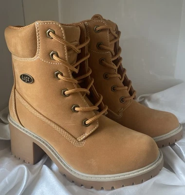 Женские боевые сапоги на каблуке Lugs Lugz цвет клевер пшеница размер 6  - Изображение 1 из 4