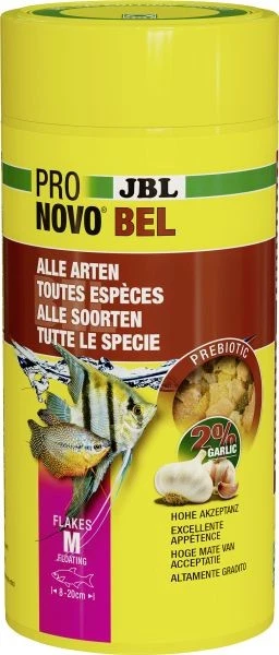 JBL AQUARISTIK JBL Fischfutter Pronovo BEL Flakes M Fischfutterflocken 1000 ml Fischfutter