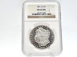 1881-CC NGC MS 62 PL Morgan Silver Dollar **INCREDIBLE EYE APPEAL** 11-004 - Picture 1 of 9