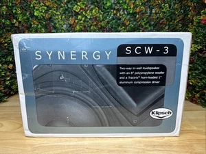 Klipsch SCW-3 Synergy Series Altoparlanti da parete a 2 vie (coppia) - bianco scatola aperta NUOVO - Foto 1 di 6