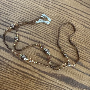 Eyeglass Chain Women Beaded Glasses Strap Sunglasses Necklace Lanyard Holder - Picture 1 of 4