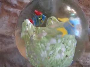 Glass paperweight fish murano style? Size 3”x 3” - Picture 1 of 5