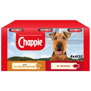 Chappie Adult Nassfutter für Hunde Favoriten - 6 x 412 g - Bild 1 von 1