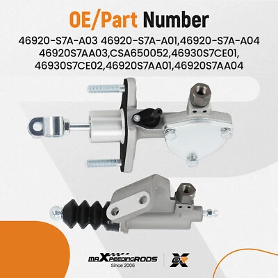 Kit de cilindro maestro de embrague + esclavo para Honda Accord CRV Element 2.4LT 2002-2009 Foto 1 de 4