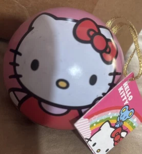 Ornamento palla di latta HELLO KITTY con mini puzzle nuovo 2012 - Foto 1 di 3