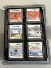 Lot Of 6 Nintendo Ds Games + 24 Game Case