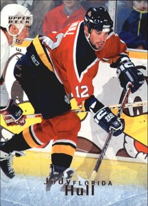 1995-96 Be A Player Panthers Hockey Card #110 Jody Hull
