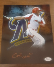 Corey Ray Signed Autographed 8x10 Photo Louisville Cardinals Brewers JSA Cert