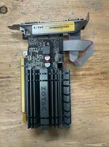 ZOTAC NVIDIA GT 730 2GB 64 BIT DDR3 PCI-E EXPRESS VIDEO GRAPICS CARD ZONE EDITON - Picture 1 of 8