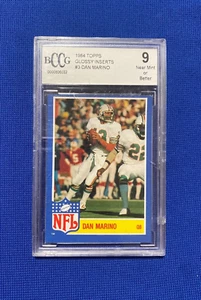 1984 TOPPS GLOSSY INSERTS DAN MARINO MIAMI DOLPHINS #3 CARD BCCG 9 - Picture 1 of 2