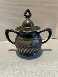 DERBY SILBER Zuckerdose Vierfachteller #1643 - Bild 1 von 8
