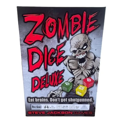Zombie Dice Deluxe by Steve Jackson Games - 100% Complete/Contents Sealed/HTF 🐙 - Image 1 of 4