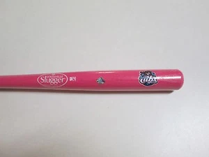 DAYTONA CUBS LOUISVILLE SLUGGER BRUSTKREBS ROSA FARBE 18" MINI BASEBALLSCHLÄGER - Bild 1 von 4