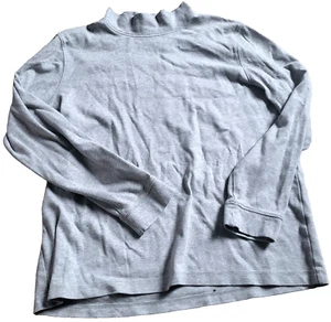 L.L. Bean Heathered Grey Thick Long Sleeve Shirt Size L - Picture 1 of 3