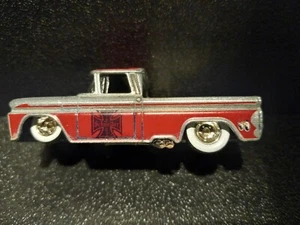 HOT WHEELS MASSGESCHNEIDERT 62 CHEVY PICKUP - Echte Fahrer - abgesenkte weiße Wände - Bild 1 von 5