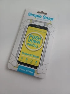 Simple Snap Screen Protector Iphone X Max - Picture 1 of 4
