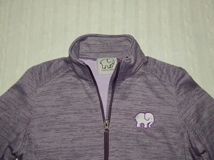 Chaqueta forrada de lana con cremallera a rayas púrpura MARFIL ELLA ― #AP08 - Imagen 1 de 6