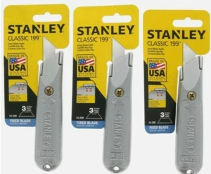 Stanley Fixed Blade M199 Allzweckmesser ** 3er Pack * Neu  - Bild 1 von 1