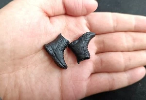 1/12 Scale Black Combat Boots Shoes Model For 6'' PHICEN SHF Female Figure Body - Picture 1 of 5
