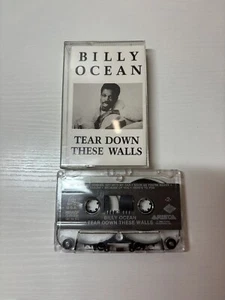 Billy Ocean: Tear Down These Walls (1988 Zomba Productions) Cassette Tape - Picture 1 of 2