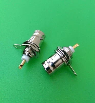 DLS (2 PCS) BNC Female Bulkhead Connector - USA Seller
