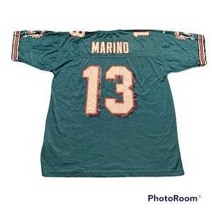 Vintage 90s Nike Miami Dolphins Dan Marino #13 Jersey Size 2X Autograph No COA - Picture 1 of 11
