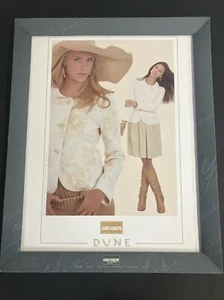Vintage Original Geiger Collections Dune Store Advertising Poster Sign 26" x 21" - Picture 1 of 6