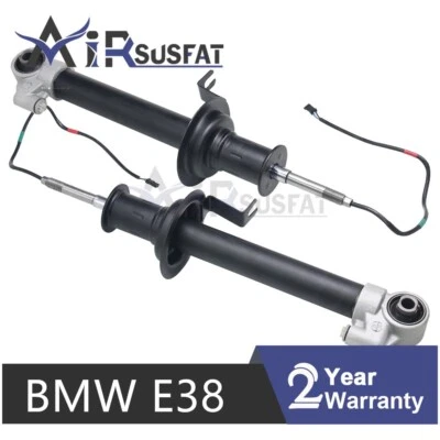 2x Rear Left Right Suspension Shock Struts W/EDC For BMW E38 740i 740iL 750iL - Image 1 of 4