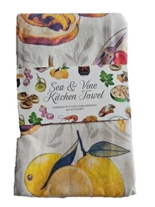 Fairyloot Sea & Vine Kingdom Of The Wicked Tea Towel.  new - Picture 1 of 2