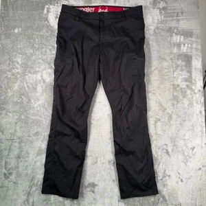 Wrangler Cargo Pants Mens 39x32 Black Straight Nylon Hiking Outdoor Fishing - Picture 1 of 14