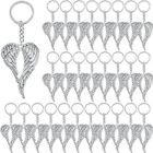 4.7inch Big Double Wings Pendants Keychain for 25pcs for Jewelry Making