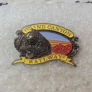 Vintage Grand Canyon Railways Anstecknadel Zug Souvenir Pin 3D Zug Lok - Bild 1 von 4