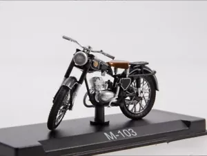 1/24 M-103 USSR MOTORBIKE MOTORCYCLE MODIMIO #5 WITH MAGAZINE - Picture 1 of 5