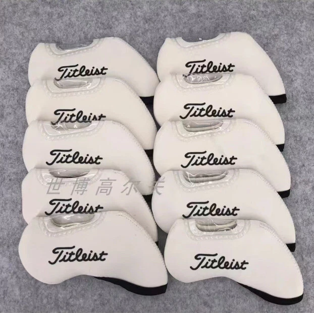 Classic white Titleist golf club iron--head set of 10 pieces/.- - Image 1 of 1