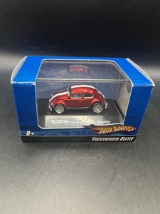 Hot Wheels Volkswagen Beetle in Red with White Stripe 1:87 Scale 2007 - Picture 1 of 6