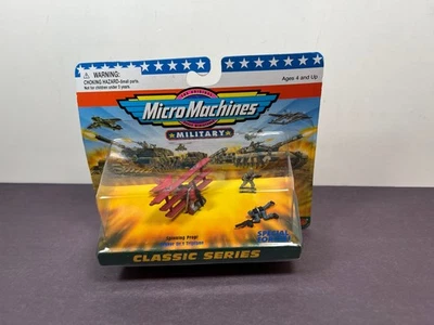 Micro Machines Military CLASSIC SERIES Spinning Prop Fokker Triplane 1997 Galoob - Imagem 1 de 4