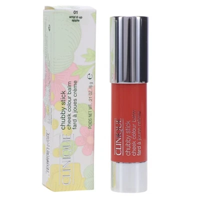 CLINIQUE Chubby Stick Cheek Colour Balm 01 Amp'd Up Apple 0.21 oz - Image 1 of 4