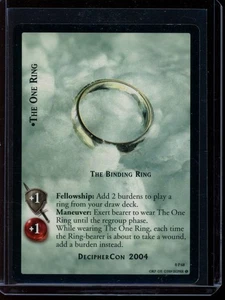 LOTR Lord of the Rings TCG CCG 0P68 The One Ring, The Binding Ring Promo (Qty) - Picture 1 of 2