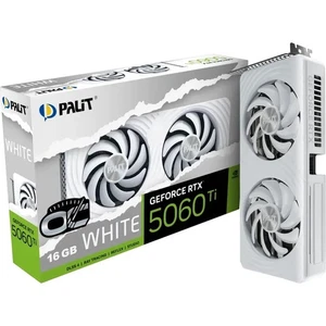 Grafikkarte Palit GeForce RTX 5060 Ti 16GB White OC - 16GB GDDR7, HDMI, 3x DP - Bild 1 von 5