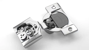 20 Pack, 3/4" Overlay 3D Soft Close Concealed Hinge for Face Frame Door, Smoo... - Picture 1 of 8