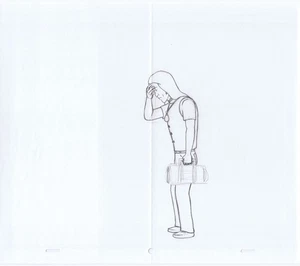 King of the Hill John Redcorn Original Art Animation Production Pencils Comp - Picture 1 of 2