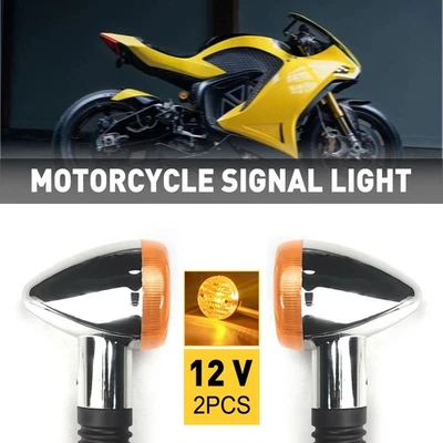 Luces LED de giro ámbar para motocicleta Honda Shadow VLX 600 VT750 VT1100 Foto 1 de 4